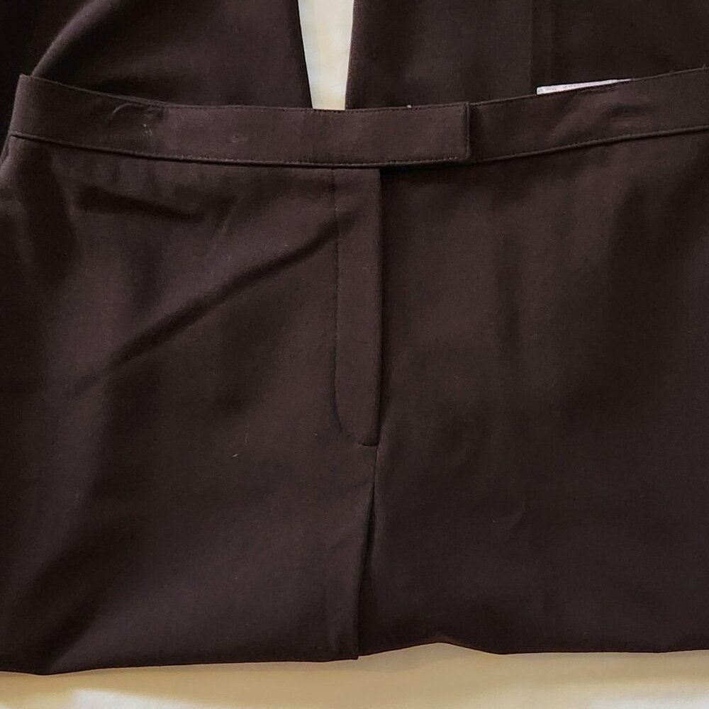 Sag Harbor dress pants sz 10P brown short length NWT - Picture 3 of 3